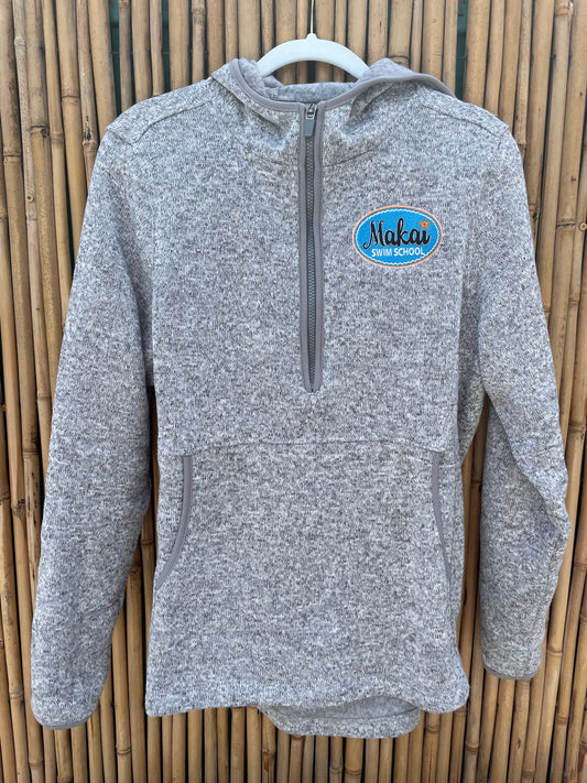 Makai Swim School Grey Quarter Zip